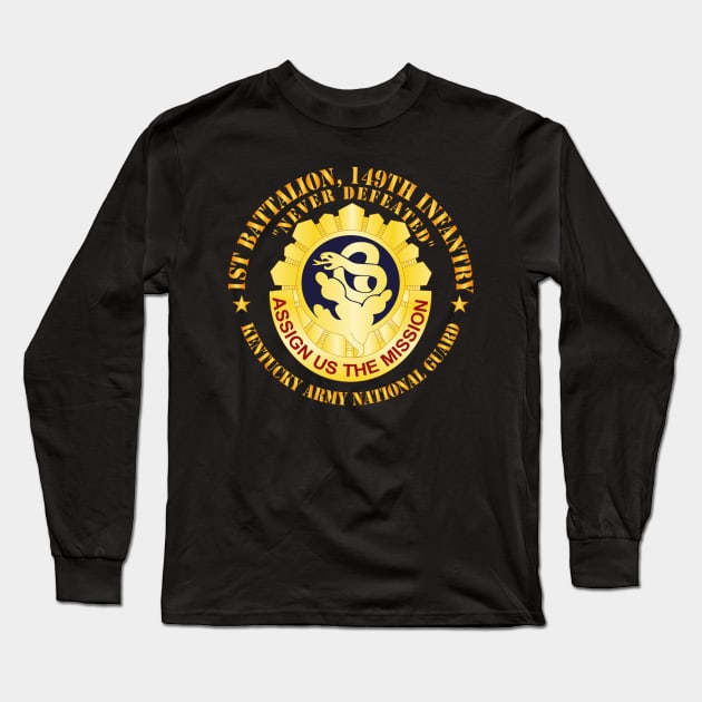 1st Battalion, 149th Infantry Regiment - KYARNG - DUI X 300 Long Sleeve T-Shirt by twix123844